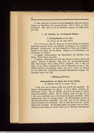 8. Stellungskämpfe an der Yser