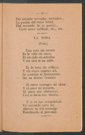 La rosa : (Vals)