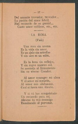 La rosa : (Vals)