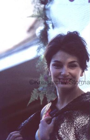 Künzel, Carmela: Miss Germany 1959: Teilnahme am Karpfenfest Reinfeld für Opal-Strumpffabrik Margaritoff & Schaffer: 11. Oktober 1959