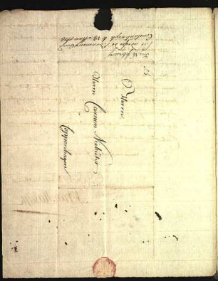 14) N. van Maseyk an Niebuhr in Kopenhagen, Aleppo, 10. Februar 1775