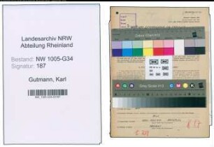 Entnazifizierung Karl Gutmann , geb. 24.07.1902 (Arzt)