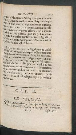 Cap. II. De Salibus