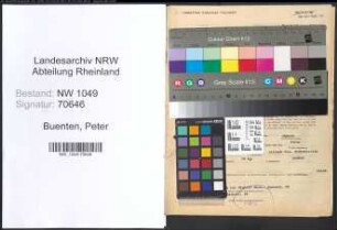 Entnazifizierung Peter Buenten , geb. 27.01.1886 (Landwirt)
