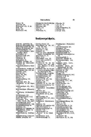 Sachverzeichnis