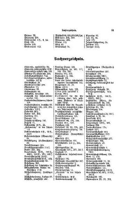 Sachverzeichnis