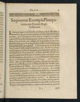 51-60, Sequuntur Exempla Plenipotentiarum Domini Regis Gallliarum