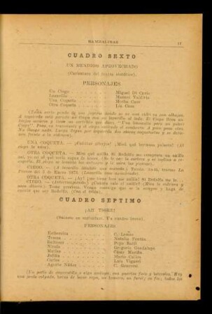 Cuadro sexto - Un mendigo aprovechado