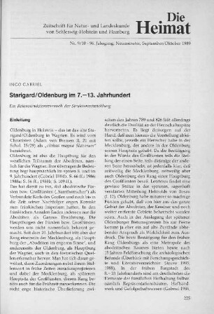 Nr. 9/10 - 96. Jahrgang - Neumünster, September/Oktober 1989