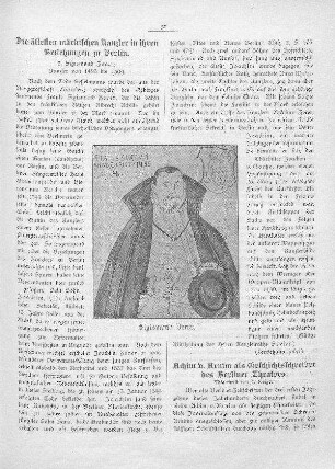 Achim v. Arnim als Geschichtsschreiber des Berliner Theaters