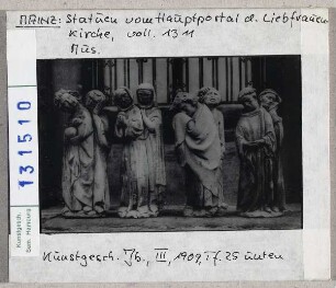 Mainz, Diözesanmuseum: Statuen vom Hauptportal der Liebfrauenkirche
