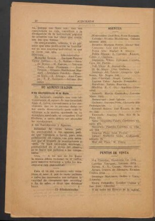 De administración