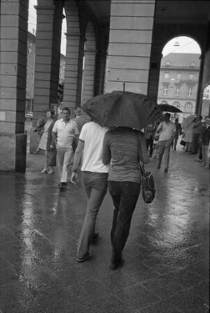 Sommerregen nach langer Trockenperiode