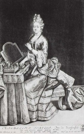 Bildnis der Sibylle Magdalene von Sachsen-Weißenfels