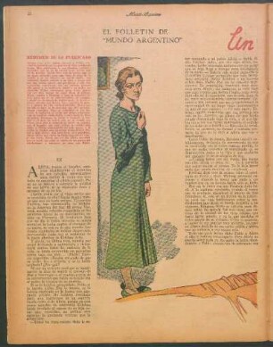 Un alma libre : El folletín de "Mundo Argentino"