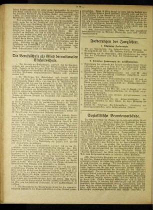 ¬Die¬ Berufsschule als Glied der nationalen Einheitsschule
