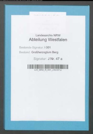 Grenzaufnahme-Protokolle der Kommunen in der Munizipalität Nottuln, Mairie Nottuln