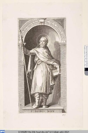[St. Jakobus der Ältere; S. Iacobvs major.]