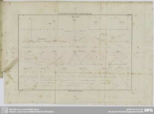 Geometrische Uebungen. Blatt I
