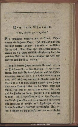 Weg nach Tharand