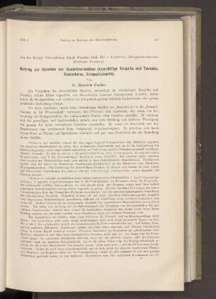 Beitrag zur Kenntnis der Skelettvarietäten (überzählige Karpalia und Tarsalia, Sesambeine, Kompaktainseln).