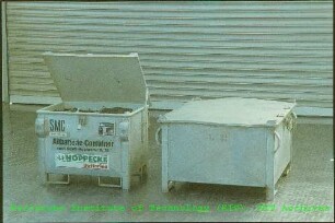 Sammlung von Batterien als Gefahrgut durch die Hauptabteilung Sicherheit/Arbeitsschutz und Sicherheit (HS/AS)