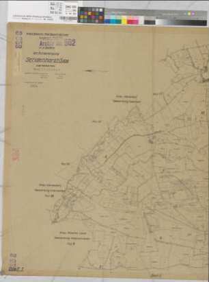 Sendenhorst (Sendenhorst), Flurbereinigung Sendenhorst, Übersichtskarte Bl. 1
