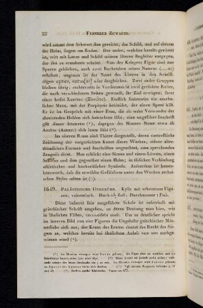 22, 1649. Palästrische Ungebühr.