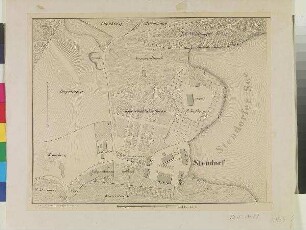 Karte vom Grundriss des Hofes Stendorf bei Eutin (1847)