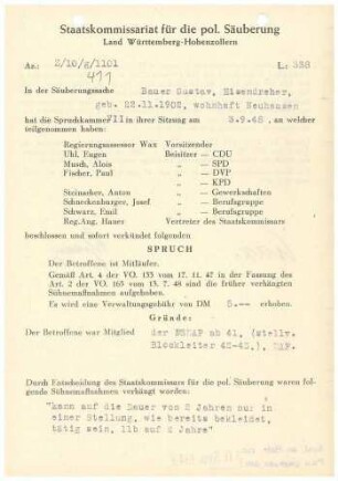 Bauer, Gustav