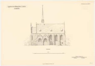 Kapelle der Charité, Berlin: Nordansicht 1:100