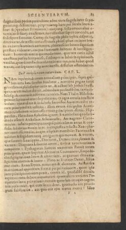 De Principiis rerum naturalium. Cap. L.