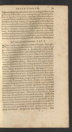 De Principiis rerum naturalium. Cap. L.