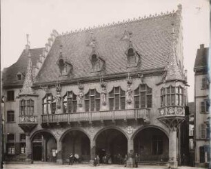 Kaufhaus, Freiburg/Breisgau: Ansicht Fassade von rechts