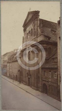 Straßengiebel der Antoniuskirche Breslau von NW