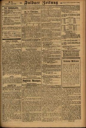 Zweite Ausgabe vom Sonntag, den 01. April 1923.