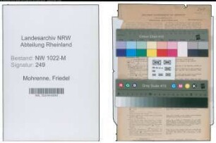 Entnazifizierung Friedel Mohrenne , geb. 27.01.1907 (Buchhalterin)