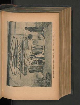 Waffen, Gerätschaften und Götzenbilder der Südsee-Insulaner. Nach einer Originalphotographie.