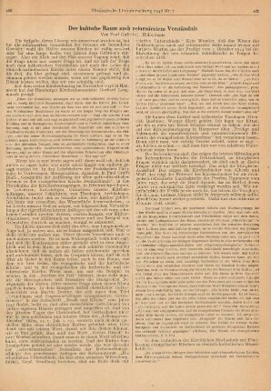 425-430 Der kultische Raum nach reformiertem Verständnis