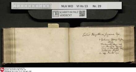 Stammbuch des Gottfried Crusius (Cruse) aus Stendal