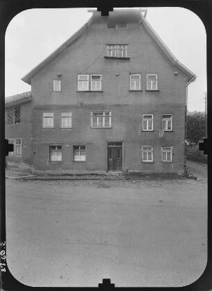 Schmalkalden, Gillergasse. Wohnhaus. Giebelfront