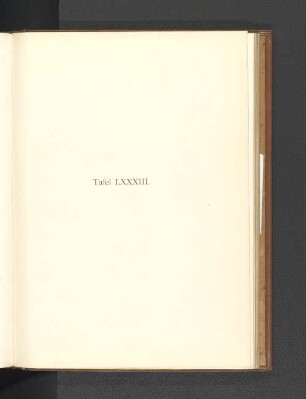 Tafel LXXXIII.