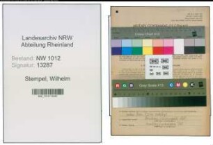 Entnazifizierung Wilhelm Stempel , geb. 15.06.1896 (Schiffsfuehrer)