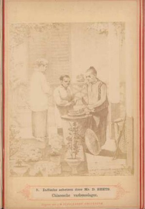 5. Indische schetsen door Mr. D. Beets. Chineesche varkensslager