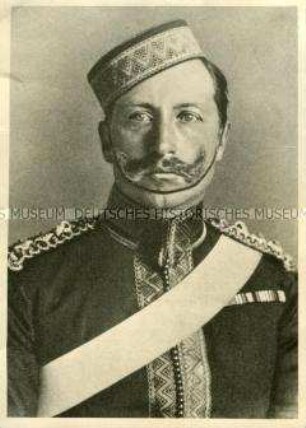 Fotografie Kaiser Wilhelm II. als Colonel-in-Chief, 1. Royal Dragoons, Großbritannien