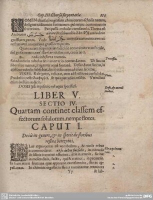 SECTIO IV. CAPUT I - VII