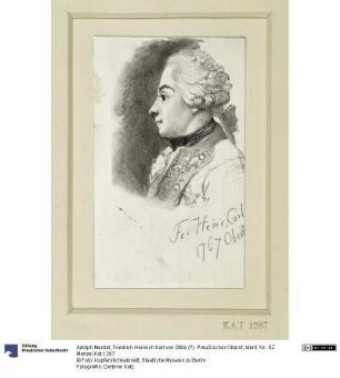 Friedrich Heinrich Karl von Stille (?). Preußischer Oberst