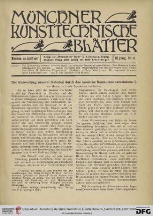3: Die Entwertung unserer Galerien durch das moderne Restaurationsverfahren