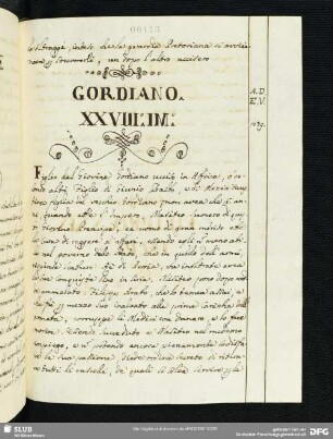 Gordiano. XXVIII.o Imp.e