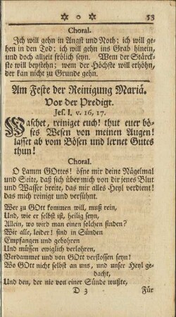 Am Feste der Reinigung Mariä